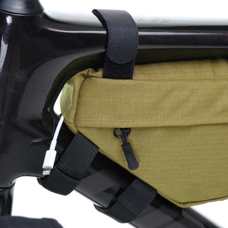 PACK2RIDE Mira Bike Frame Bag - Water Resistant, Durable Cordura Fabric & Bicycle Equipment Bag - Biking Storage, Bikepacking Pouch, Road for Cycling Adventures - Image 3